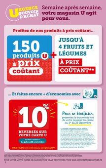 Catalogue Hyper U à Bouglainval cette semaine, valable du 19/09/2023 au 01/10/2023 Prospectus Hyper U à Bouglainval, "Hyper U", 48 pages de promos valables du 19/09/2023 au 01/10/2023
