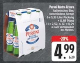 Aktuelles Nastro Azzurro italienisches Bier Angebot bei EDEKA in Erlangen ab 4,99 €