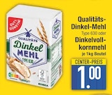 Qualitäts-Dinkel-Mehl Type 630 von Gut & Günstig im aktuellen EDEKA Prospekt für 1,00 €