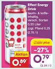 Aktuelles Effect Energy Drink Angebot bei Netto Marken-Discount in Langenhagen ab 0,79 €