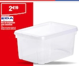 Bac de rangement avec couvercle - Eda à 2,19 € dans le catalogue Carrefour