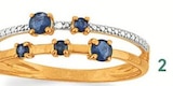 Promo bague saphirs et diamant à 302,00 € dans le catalogue E.Leclerc à 