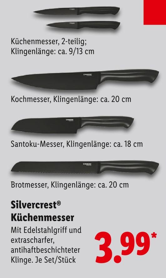 Küchenmesser, 2-teilig