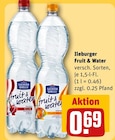Ileburger Fruit & Water Kirsche Angebote von Sachsen Quelle bei REWE Nordhausen für 0,69 €