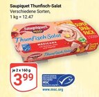 Thunfisch-Salat im Angebot bei GLOBUS in Wolfenbüttel Thunfisch-Salat Angebote von Saupiquet bei GLOBUS Wolfenbüttel für 3,99 €