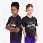 Kinder Basketball Shirt Kurzarm NBA Lakers - TS 900 schwarz Angebote bei DECATHLON Hückelhoven für 14,99 €