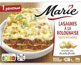 Lasagnes à la Bolognaise Surgelées - MARIE - Intermarché Hyper Lasagnes à la Bolognaise Surgelées - MARIE à 1,84 € dans le catalogue Intermarché Hyper
