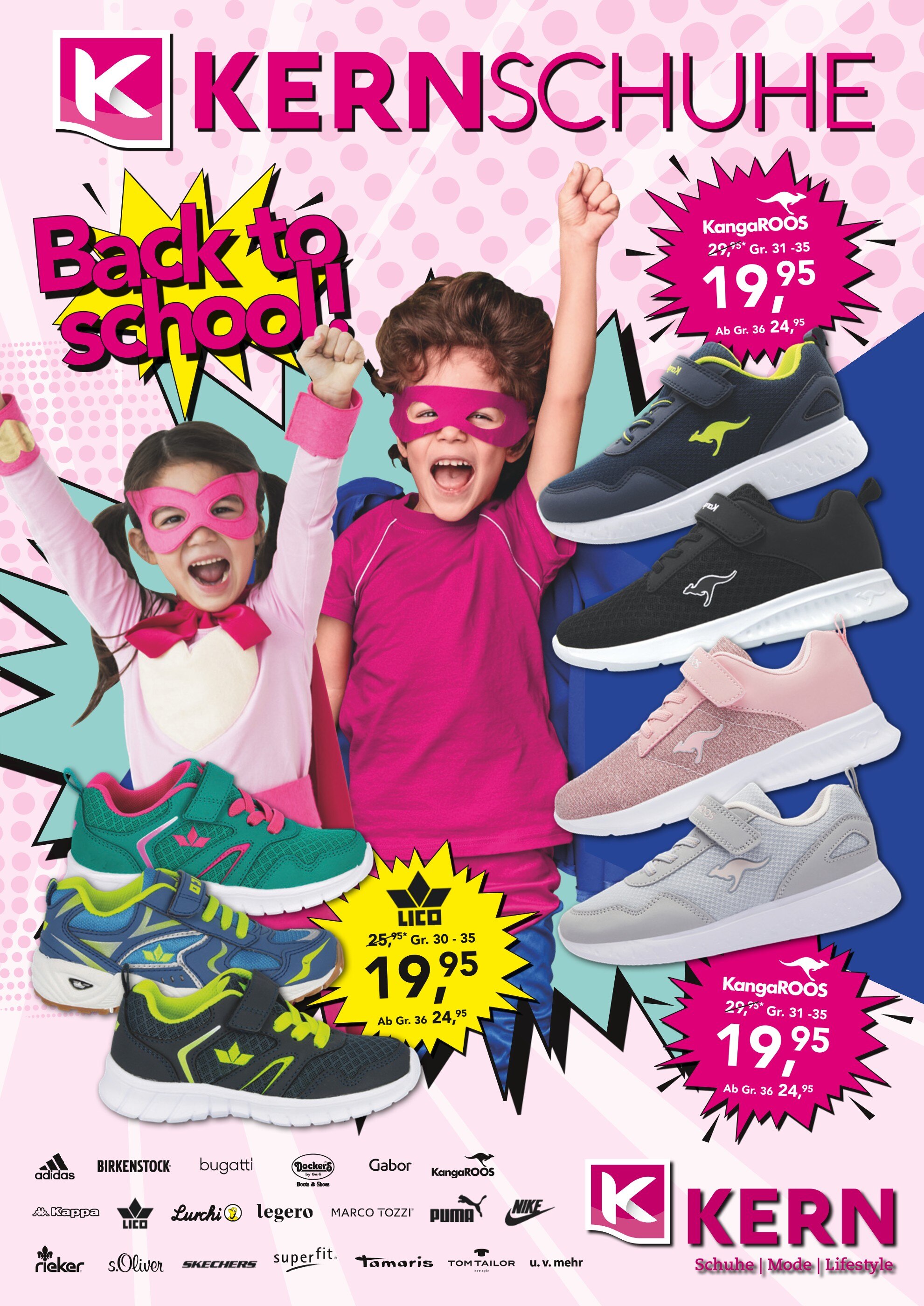 KERN Schuhe Prospekt für Hermaringen mit 4 Seiten KERN Schuhe Prospekt für Hermaringen: "Back to school!", 4 Seiten, 05.09.2021 - 25.09.2021