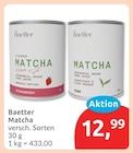 Matcha von Baetter im aktuellen budni Prospekt