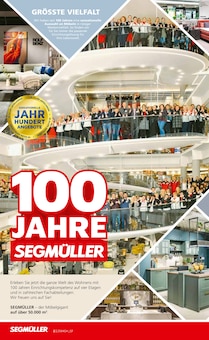 Segmüller Prospekt Friedberg "100 JAHRE SEGMÜLLER" mit 48 Seiten