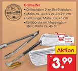 Grillschalen 2-er Set Edelstahl Angebote bei Netto Marken-Discount Halle für 3,99 €