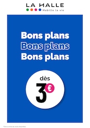 Prospectus La Halle "Bons plans Bons plans Bons plans", 1 page, 11/02/2026 - 17/02/2026