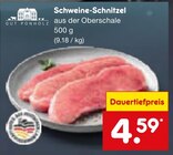 Schweine-Schnitzel im Netto Marken-Discount Prospekt Schweine-Schnitzel von Gut Ponholz im aktuellen Netto Marken-Discount Prospekt für 4,59 €