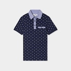 Polo manches courtes 1 poche bleu marine garçon dans le catalogue La Halle