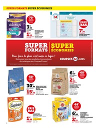 Prix et réduction Papier Toilette dans le prospectus Super U en cours Offre Papier Toilette dans le catalogue Super U du moment à la page 4