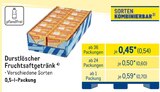 Durstlöscher Fruchtsaftgetränk für 0,54 € bei METRO im Angebot Durstlöscher Fruchtsaftgetränk im aktuellen METRO Prospekt