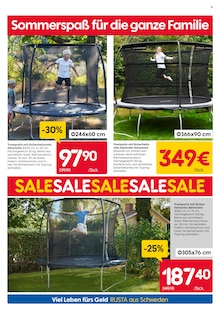 Trampolin im aktuellen Rusta Prospekt (Bremen) Trampolin im Rusta Prospekt "Willkommen zu Hause in Schweden!" mit 16 Seiten (Bremen)