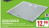 Personenwaage „Style Sense Compact 300“ im Angebot bei Marktkauf in Hemer Personenwaage „Style Sense Compact 300“ Angebote von SOEHNLE bei Marktkauf Hemer für 12,99 €