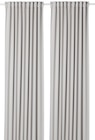 Aktuelles 2 Gardinenschals (abdunk.) hellgrau/mit Gardinenband 145x250 cm Angebot bei IKEA in Duisburg ab 39,99 €
