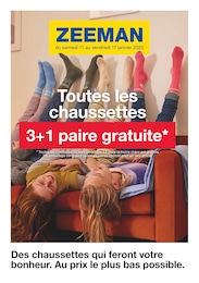 Prospectus Zeeman à Mesnil-Boeufs, "Toutes les chaussettes 3+1 gratuite", 24 pages, 11/01/2025 - 17/01/2025