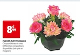 Fleurs artificielles en promo chez Auchan Supermarché Créteil à 8,99 €