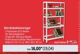 Aktuelles Getränkekistenregal Angebot bei Metro in Velbert ab 19,04 €