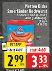 Dicke Sauerländer Bockwurst bei EDEKA im Bornheim Prospekt für 2,99 €