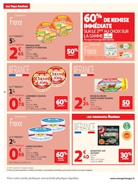 Prix et réduction Bûche dans le prospectus Auchan Supermarché en cours Offre Bûche dans le catalogue Auchan Supermarché du moment à la page 20