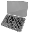 Coffret à douilles (MT90) - 45 pièces en promo chez Brico Dépôt Coffret à douilles (MT90) - 45 pièces dans le catalogue Brico Dépôt
