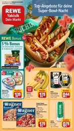 REWE Prospekt für Frankfurt mit 18 Seiten REWE Prospekt "Dein Markt" für Frankfurt, 18 Seiten, 03.02.2025 - 08.02.2025