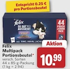 Multipack Portionsbeutel Angebote von Felix bei combi Osnabrück für 10,99 €