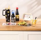 Haushalt im REWE Prospekt Frühstücksbrettchen, Tasse, Trinkflasche Edelstahl, Brotdose Edelstahl, Isolierflasche, Kinderbesteck-Set 4-teilig oder Giant Isolier Mug von Peanuts im aktuellen REWE Prospekt für 3,99 €