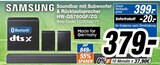 Soundbar mit Subwoofer & Rücklautsprecher HW-QS760GF/ZG im Angebot bei expert in Aschaffenburg Soundbar mit Subwoofer & Rücklautsprecher HW-QS760GF/ZG Angebote von Samsung bei expert Aschaffenburg für 379,00 €