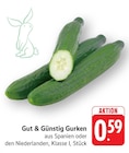 Gurken bei EDEKA im Ühlingen-Birkendorf Prospekt für 0,59 €