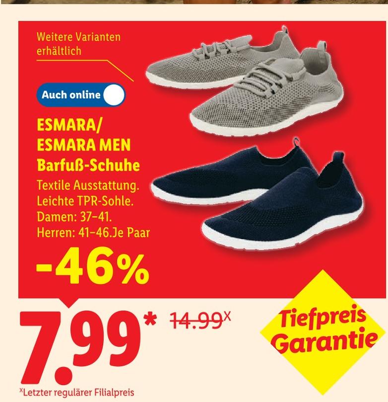 Barfuß-Schuhe Damen oder Herren