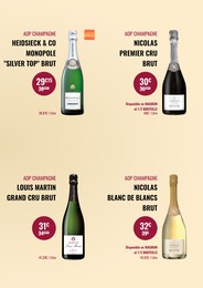 Offre Champagne Blanc De Blancs dans le catalogue Nicolas du moment à la page 13