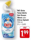Total Aktiv Gel Ocean Wave im Angebot bei E center in Albstadt Total Aktiv Gel Ocean Wave Angebote von WC-Ente bei E center Albstadt für 1,99 €