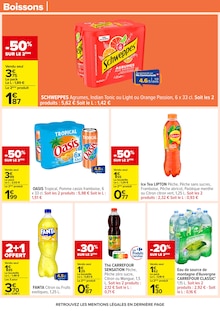 Promotion Lipton Ice Tea dans le prospectus Carrefour, valable du 09/12/2025 au 24/12/2025 Promo Lipton Ice Tea dans le catalogue Carrefour du moment à la page 38