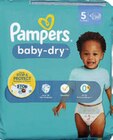 Couches baby-dry Géant T5 - Pampers en promo chez Monoprix Amiens à 14,93 €