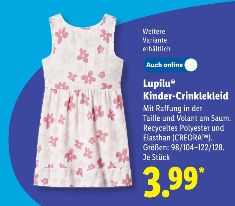 Kinder-Crinklekleid
