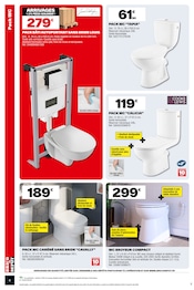 WC Angebote im Prospekt "PRIX DÉPÔT FESTIVAL DES PROJETS" von Brico Dépôt WC Angebote im Prospekt "PRIX DÉPÔT FESTIVAL DES PROJETS" von Brico Dépôt auf Seite 8