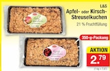 Aktuelle Äpfel Angebote bei Zimmermann in Hannover Aktuelles Apfel-Streuselkuchen Angebot bei Zimmermann in Hannover ab 2,79 €