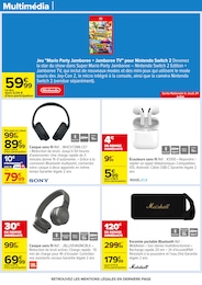 Offre Enceintes Son dans le catalogue Carrefour du moment à la page 94