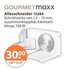 Allesschneider im V-Markt Prospekt Allesschneider von GOURMETmaxx im aktuellen V-Markt Prospekt für 30,00 €