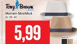 Kaufhaus Stolz - Herren-Strohhut Angebot im Prospekt Herren-Strohhut bei Kaufhaus Stolz im Prospekt "" für 5,99 €