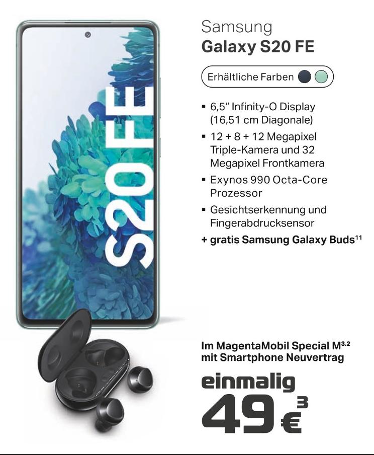 TMC Sauerland GmbH Arnsberg - Galaxy S20 FE Smartphone Galaxy S20 FE Smartphone Angebot bei TMC Sauerland GmbH Arnsberg im Prospekt ENTFALTE DEINE WELT