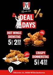 Fast Food im KFC Prospekt in Siegen Aktueller KFC Prospekt mit Fast Food, "DEAL DAYS", Seite 1