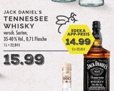 Aktuelle Jack Daniels Angebote bei E center in Dinslaken Aktuelles TENNESSEE WHISKY Angebot bei E center in Dinslaken ab 14,99 €