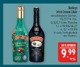 Aktuelles Irish Cream Likör Angebot bei Marktkauf in Fürth ab 9,99 €