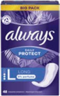 Slipeinlagen Big Pack von ALWAYS für 2,22 € bei Müller im Angebot Slipeinlagen Big Pack von ALWAYS im aktuellen Müller Prospekt